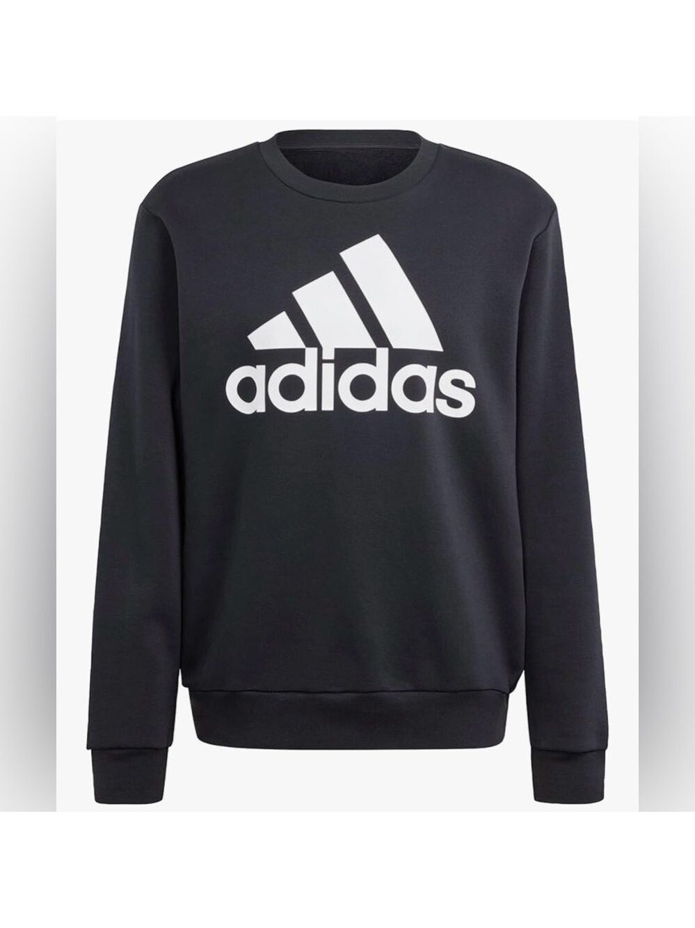 Adidas Logo Black Long Sleeve Sweatshirt - Picture 2 of 8